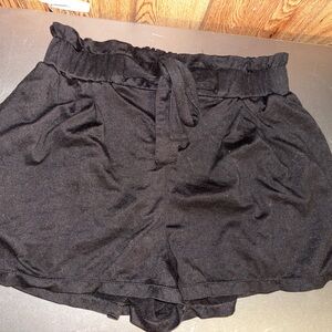 Black Casual Shorts